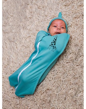 Пеленка Rant Кокон с шапочкой Newborn Жираф