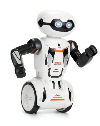 Миниатюра фотографии Интерактивный робот ycoo макробот 28 см цвет: белый/черный