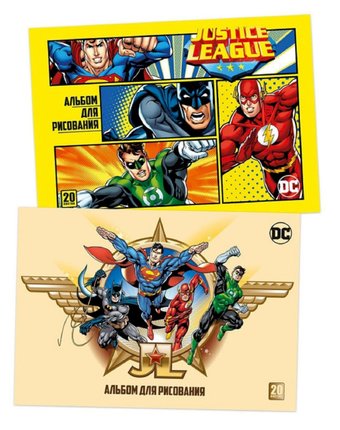Альбом для рисования Priority Warner Bros. - DC Comics