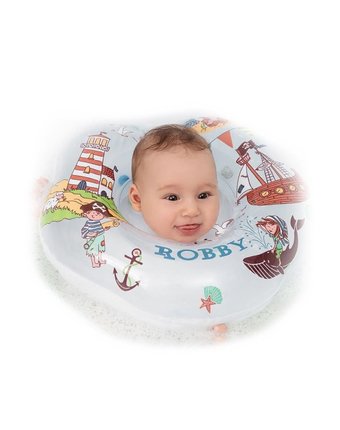 Круг на шею для купания Roxy-kids «Robby» для новорожденных