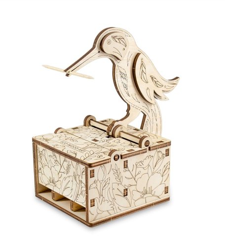 Деревянный интерьерный конструктор 3D EWA Design Птичка