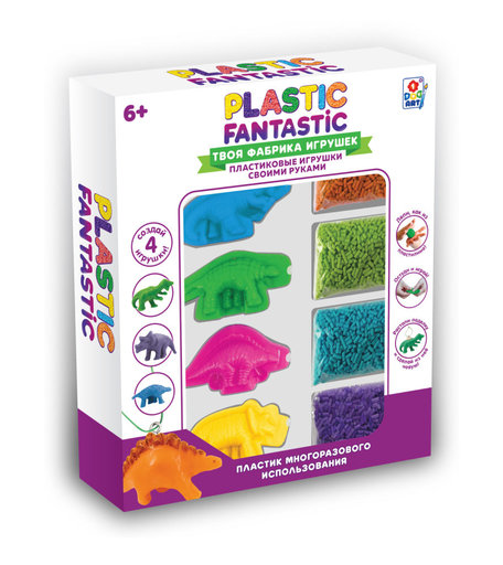 Набор для творчества Plastic Fantastic Динозавры