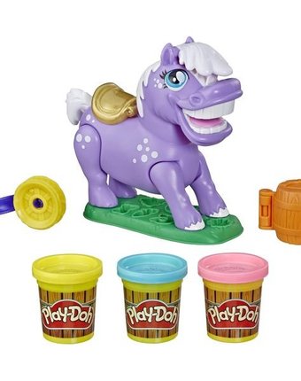 Миниатюра фотографии Play-doh hasbro набор для лепки пони-трюкач