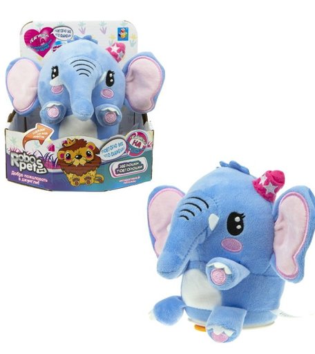 Интерактивная игрушка 1 Toy RoboPets Повторюшка Слоник