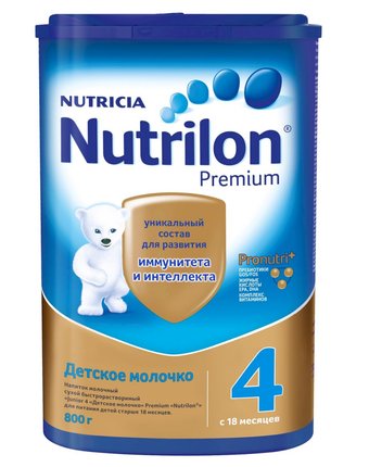 Молочная смесь Nutrilon Premium 4 с 18 месяцев, 800 г