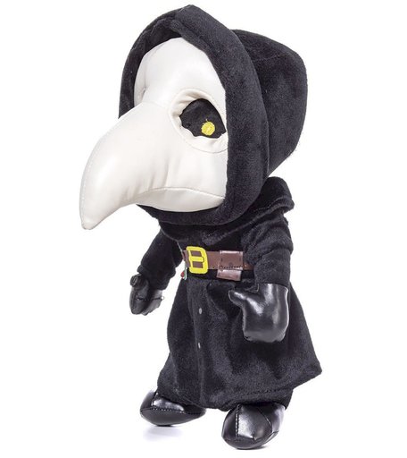 Мягкая игрушка Super01 Чумной Доктор 35 см цвет: черный