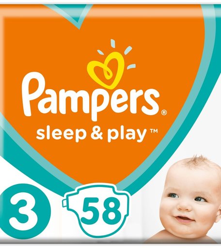 Подгузники Pampers Sleep&Play (6-10 кг) шт.