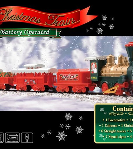 Eztec Железная дорога Christmas Train 29 частей