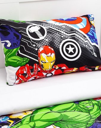 Постельное белье Marvel 1.5 спальное Neon Series Мстители (3 предмета)