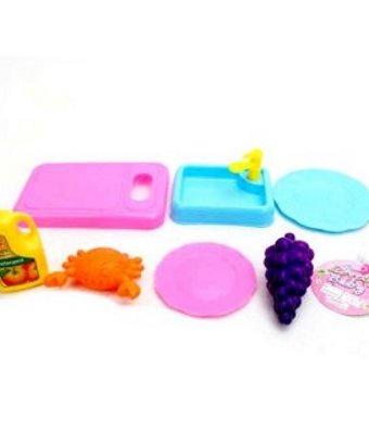 Миниатюра фотографии Набор посуды наша игрушка с продуктами