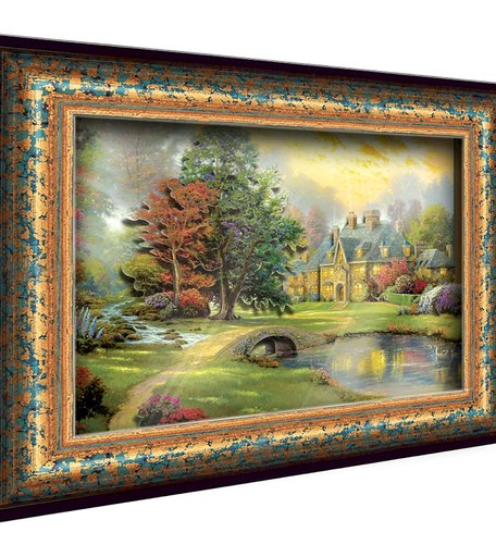 Хобби и Творчество VIZZLE Объемная картина Домик у озера