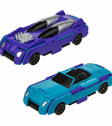 Машина 1Toy Transcar Double Ракета - кабрио фиолетовый/голубой