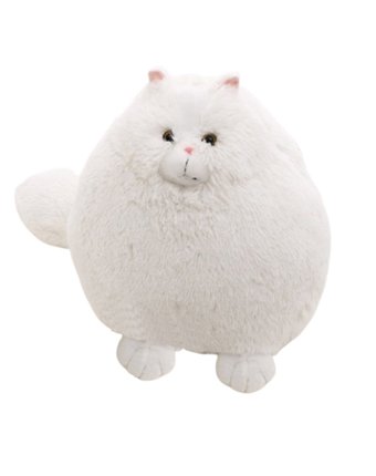 Миниатюра фотографии Мягкая игрушка super01 кошка 30 см цвет: белый