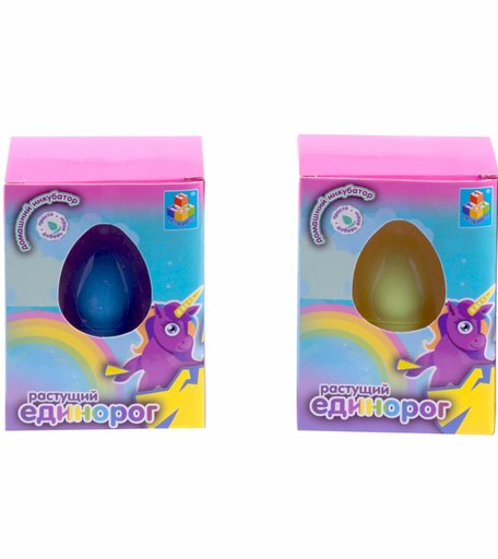 Набор для опытов 1Toy Яйцо растущее с единорогом,