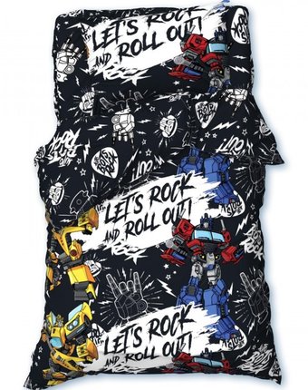 Постельное белье Transformers 1.5 спальное Let's rock (3 предмета)