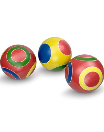 Мяч Завод Им Чапаева Кружочки, , d-12.5 см