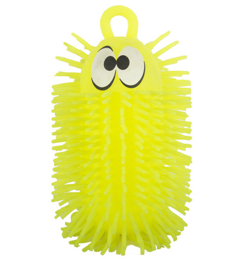 Антистресс игрушка 1Toy Ё-Ёжик Гусеница 15 см желтая