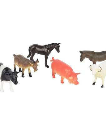 Миниатюра фотографии Игровой набор играем вместе диалоги о животных 6 домашних животных 10 см