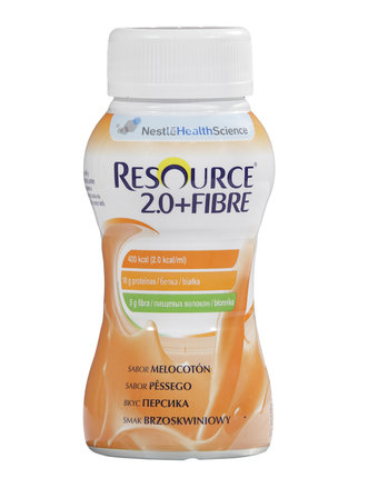 Смесь Nestle Resource® 2.0+Fibre со вкусом персика с 3 лет, 200 мл