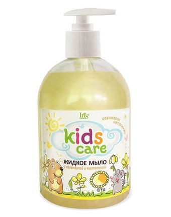 Детское мыло жидкое Iris Cosmetic Детское мыло жидкое с календулой и чистотелом 500мл, 3+, Iris Kids Care