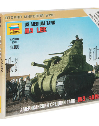 Сборная модель Звезда Американский танк. M3 Ли
