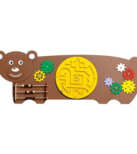 Деревянная игрушка Нумикон Игры Монтессори Бизиборд Медведь